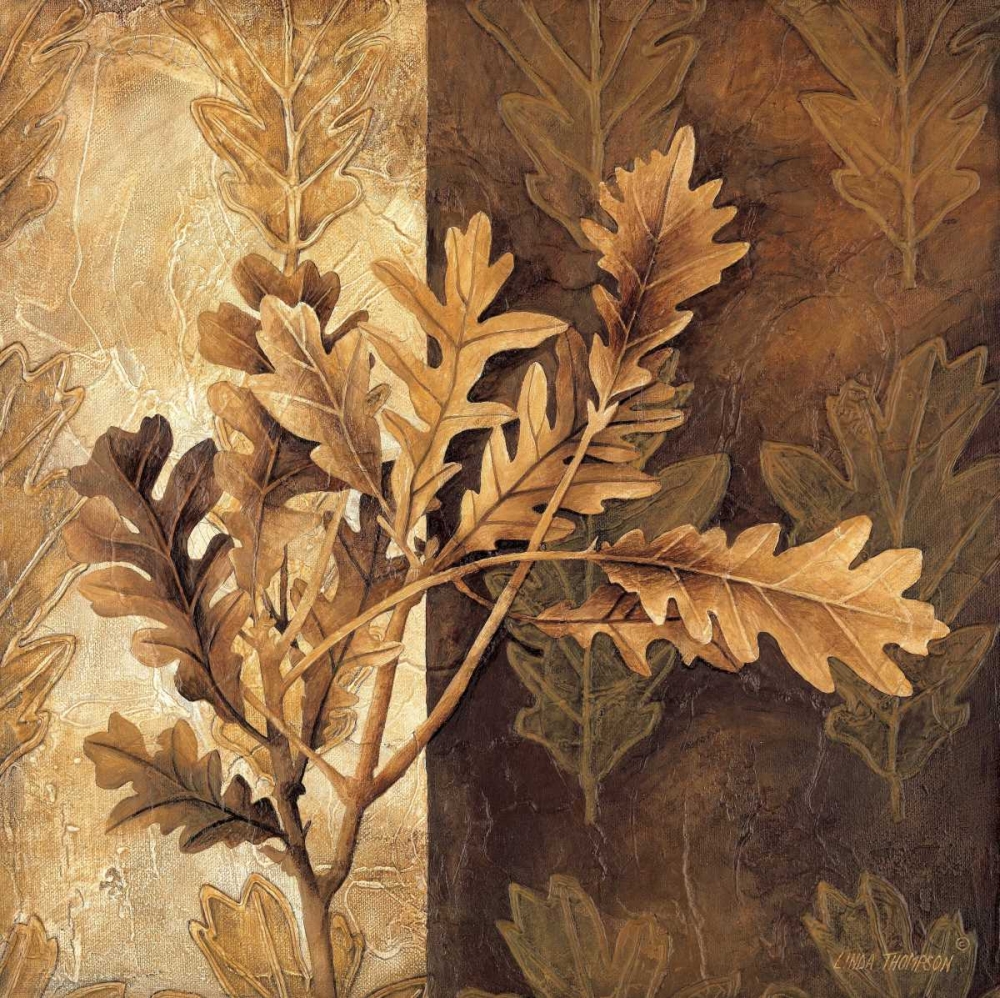 Leaf Patterns I art print by Linda Thompson for $57.95 CAD