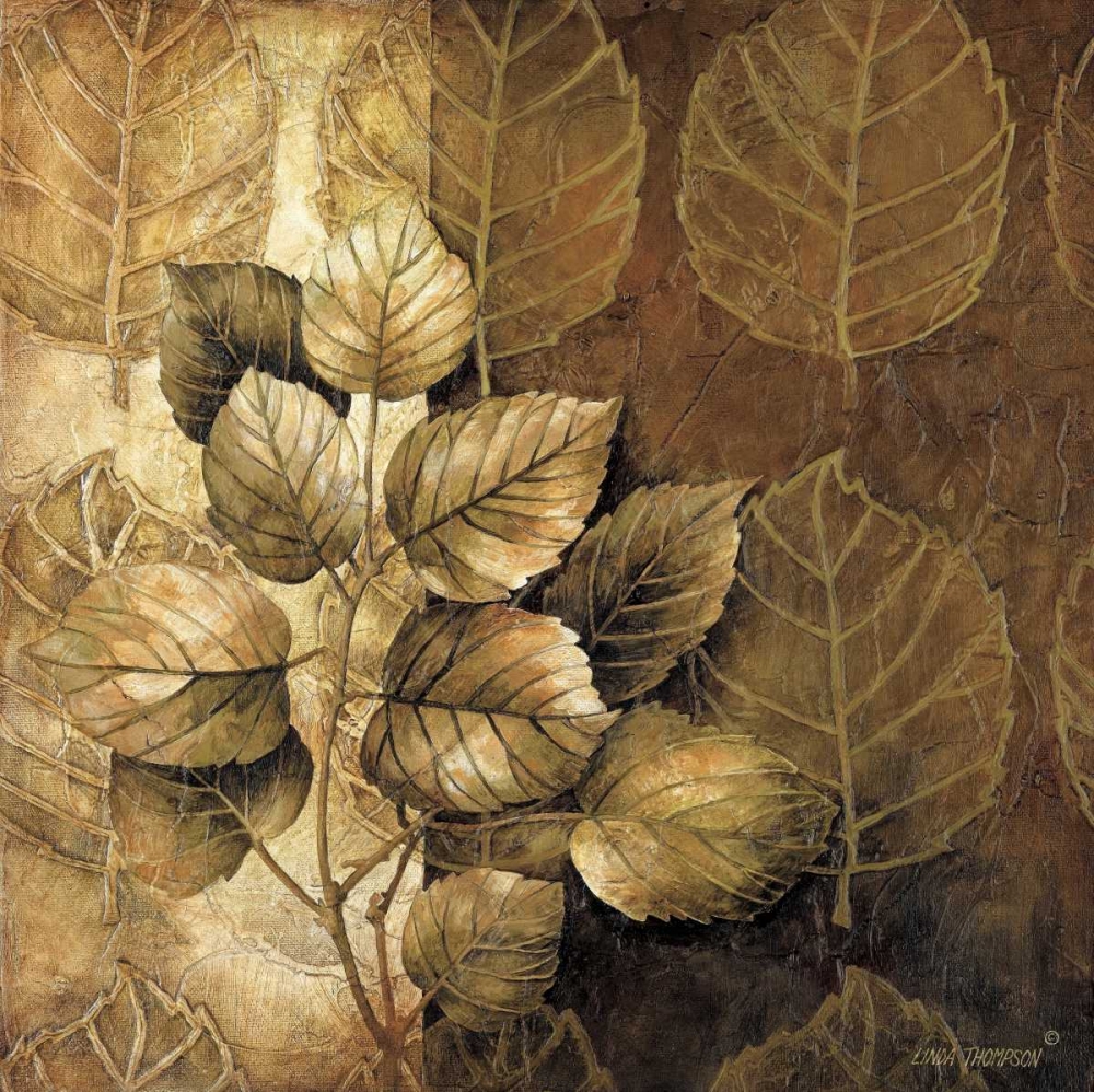 Leaf Patterns III art print by Linda Thompson for $57.95 CAD