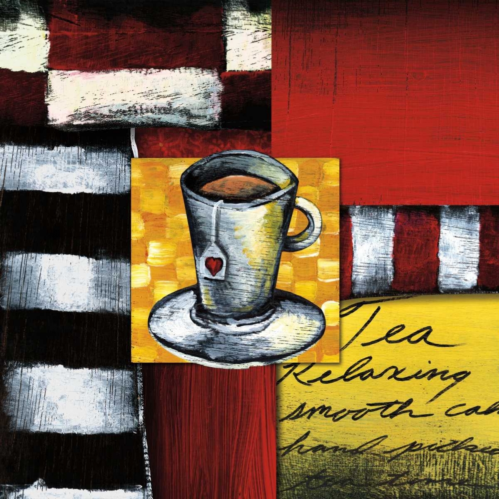 Steeping Tea art print by Stacey Novak for $57.95 CAD