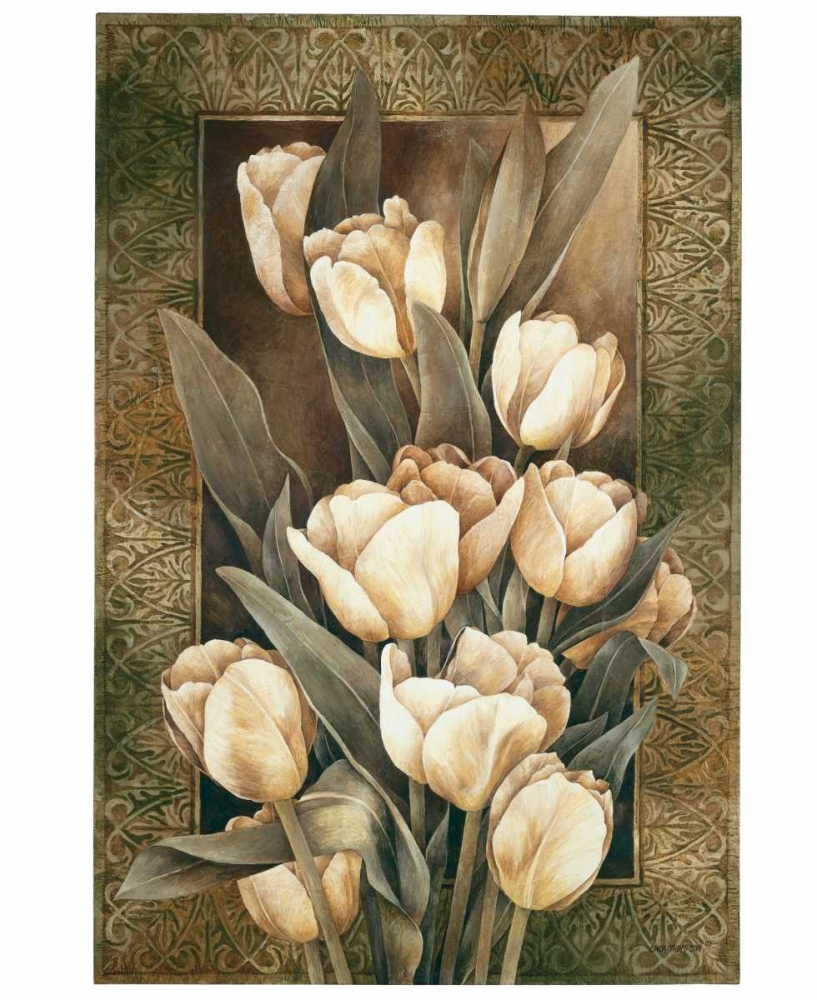 Golden Tulips art print by Linda Thompson for $57.95 CAD