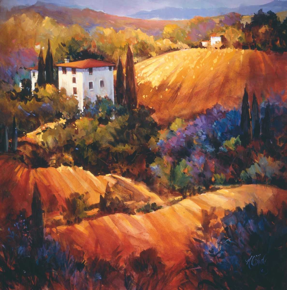 Evening Glow Tuscany art print by Nancy OToole for $57.95 CAD