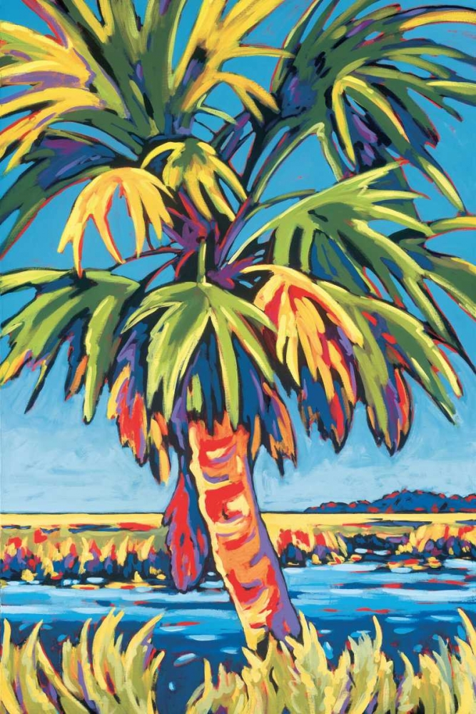 Pine Island Palm art print by Sally Evans for $57.95 CAD