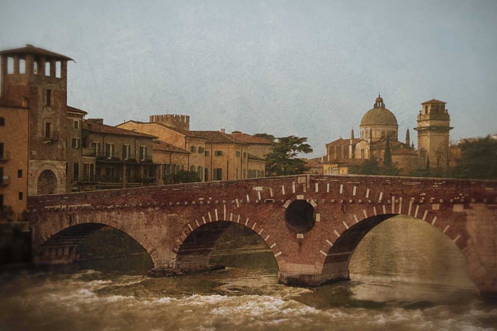 Ponte Pietra Verona  art print by Heather Jacks for $57.95 CAD