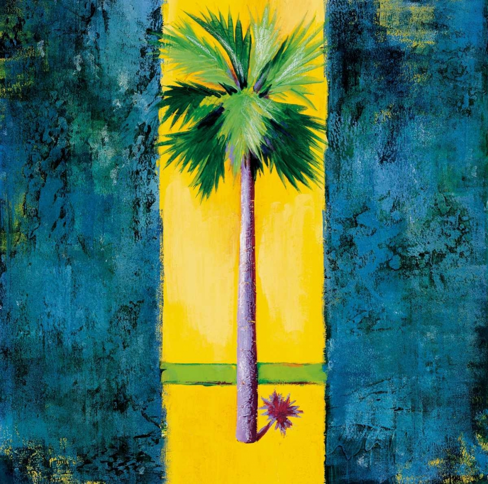 Neon Palm I art print by Liz Jardine for $57.95 CAD