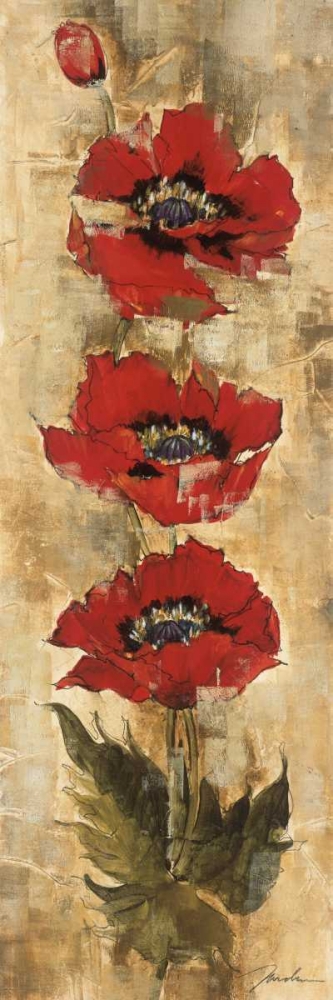 Strand of Poppies I art print by Liz Jardine for $57.95 CAD