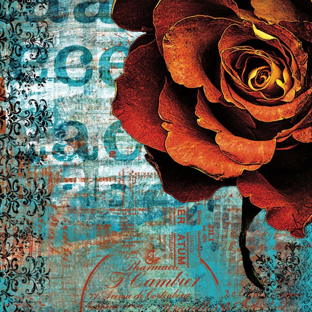 Graffiti Rose art print by Christina Lazar Schuler for $57.95 CAD