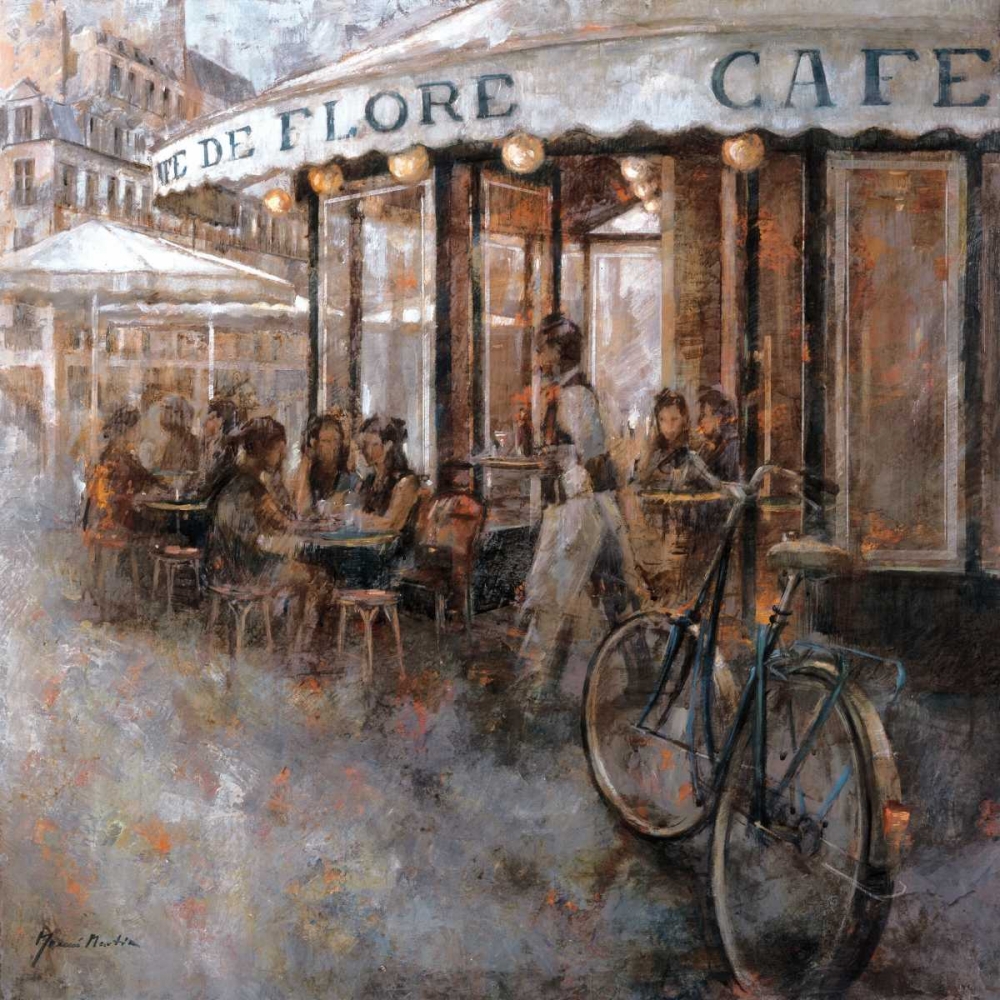 Cafe de Flore Paris art print by Noemi Martin for $57.95 CAD