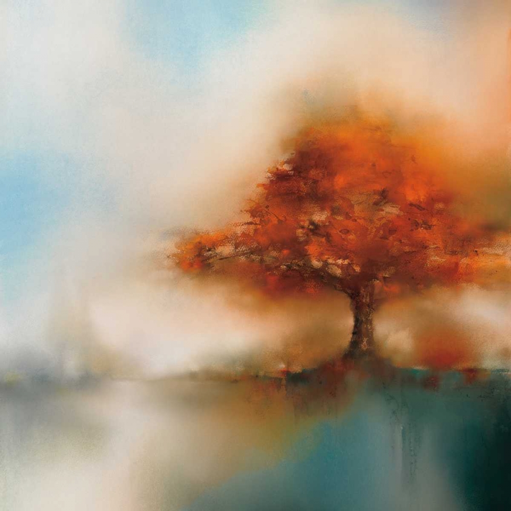 Morning Mist and Maple I art print by J.P. Prior for $57.95 CAD
