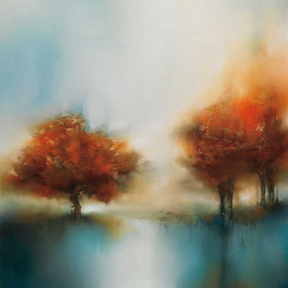 Morning Mist and Maple II art print by J.P. Prior for $57.95 CAD