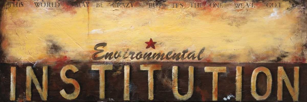 Environmental Institution art print by Wani Pasion for $57.95 CAD