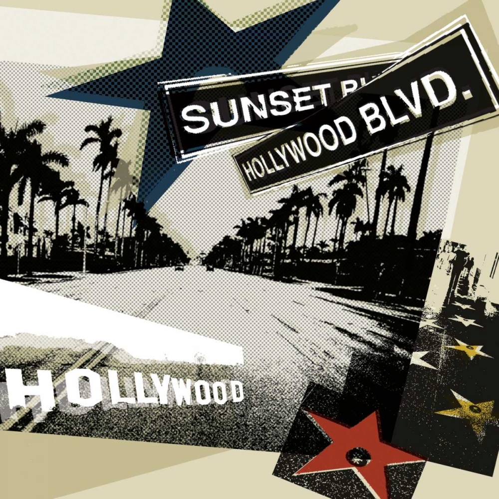 Hollywood Blvd. II art print by Tandi Venter for $57.95 CAD
