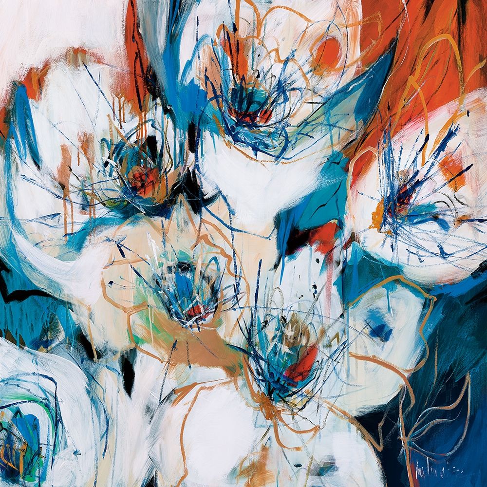 Splashes of Blue art print by A. Fitzsimmons for $57.95 CAD