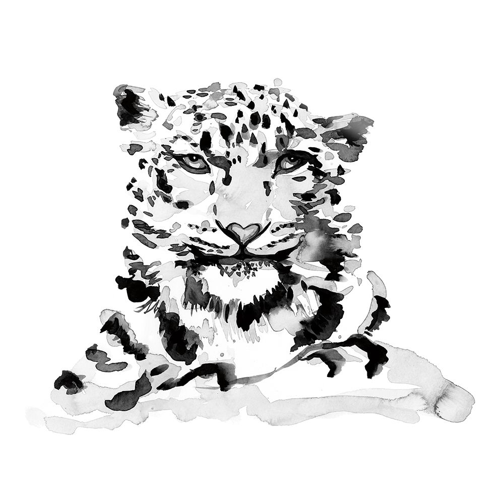 Snow Leopard art print by Marina Billinghurst for $57.95 CAD