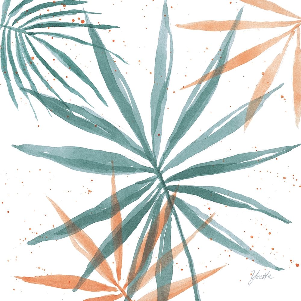 Palm Party I art print by Yvette St.Amant for $57.95 CAD