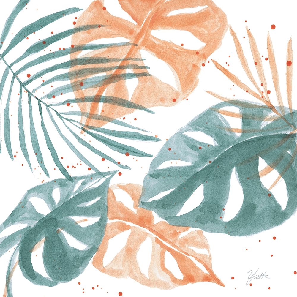 Palm Party II art print by Yvette St.Amant for $57.95 CAD
