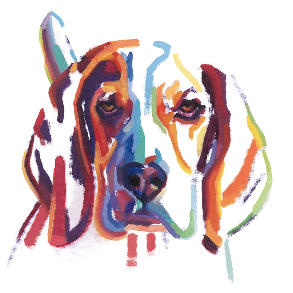 Beagle art print by Andrew Talbot for $57.95 CAD