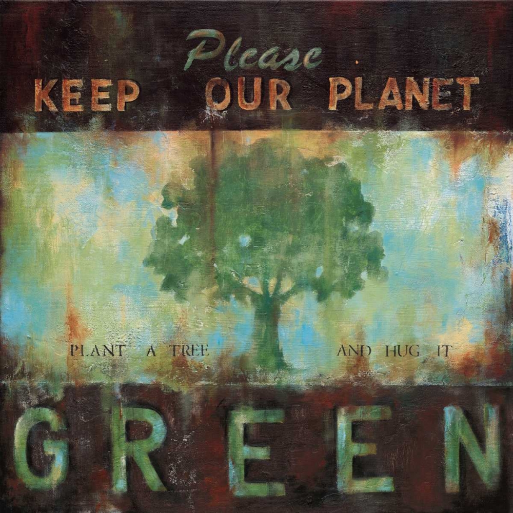 Green Planet art print by Wani Pasion for $57.95 CAD