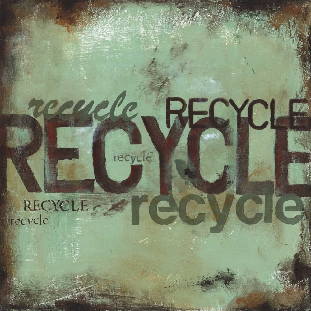 Recycle art print by Wani Pasion for $57.95 CAD