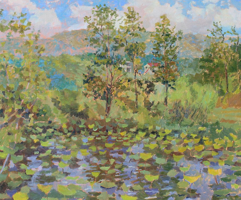 Nimrod Bath County Lily Pad art print by Andras Bality for $57.95 CAD