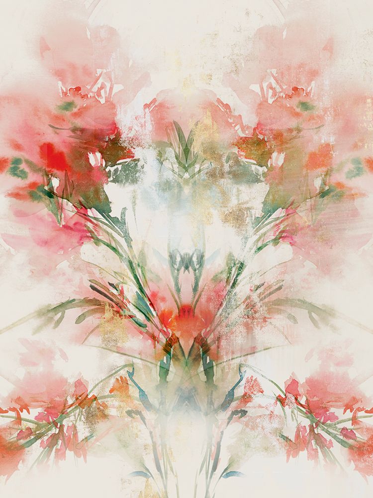 Red Flowers I  art print by Aria K for $57.95 CAD