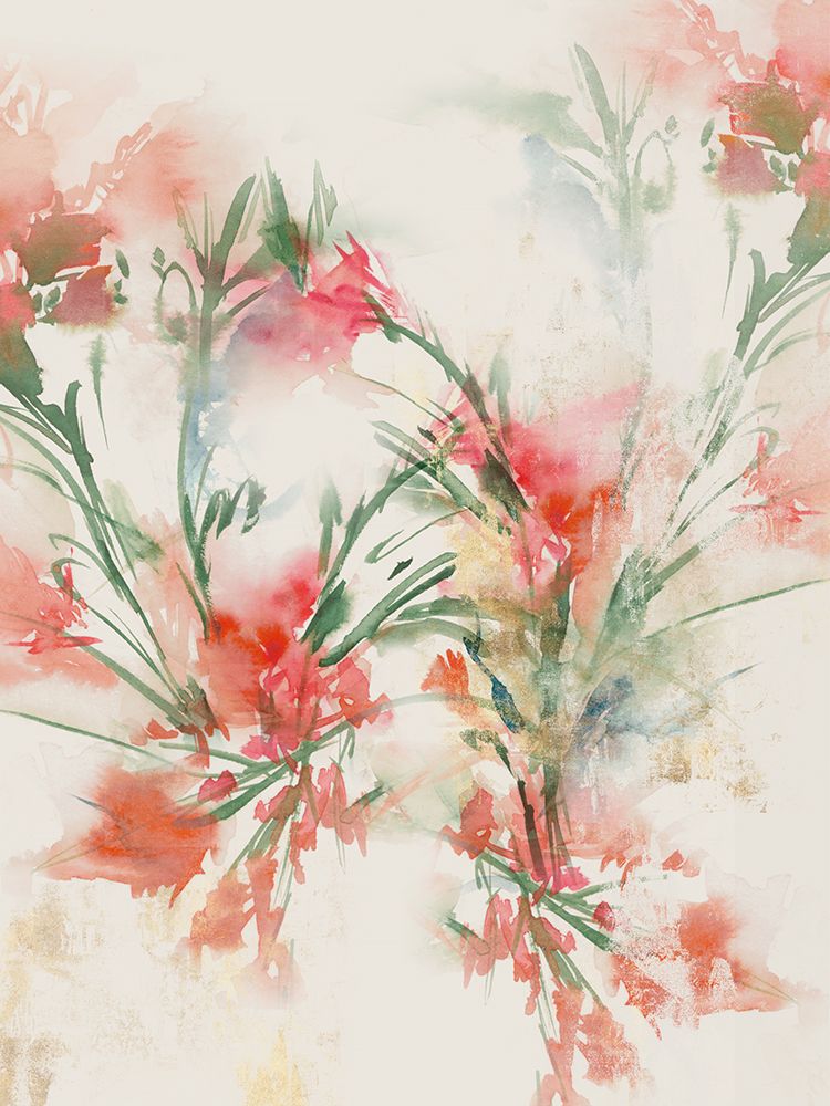 Red Flowers II art print by Aria K for $57.95 CAD