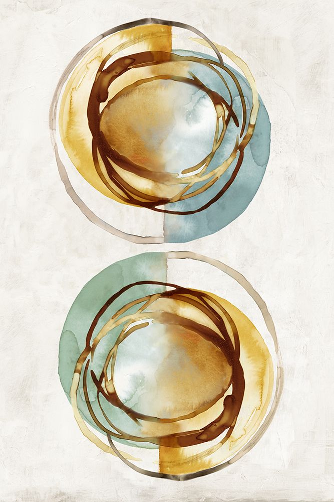 Double Circles  art print by Emma Peal for $57.95 CAD