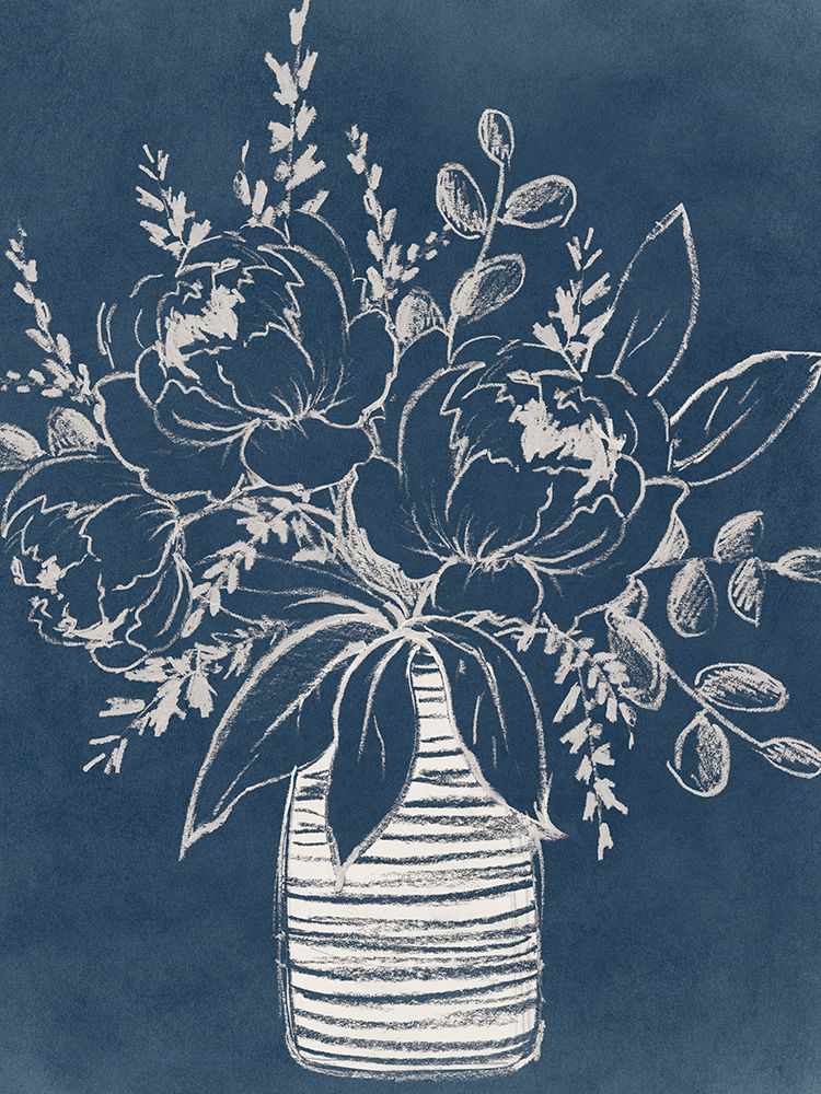 Midnight Floral Whispers art print by Alex Black for $57.95 CAD