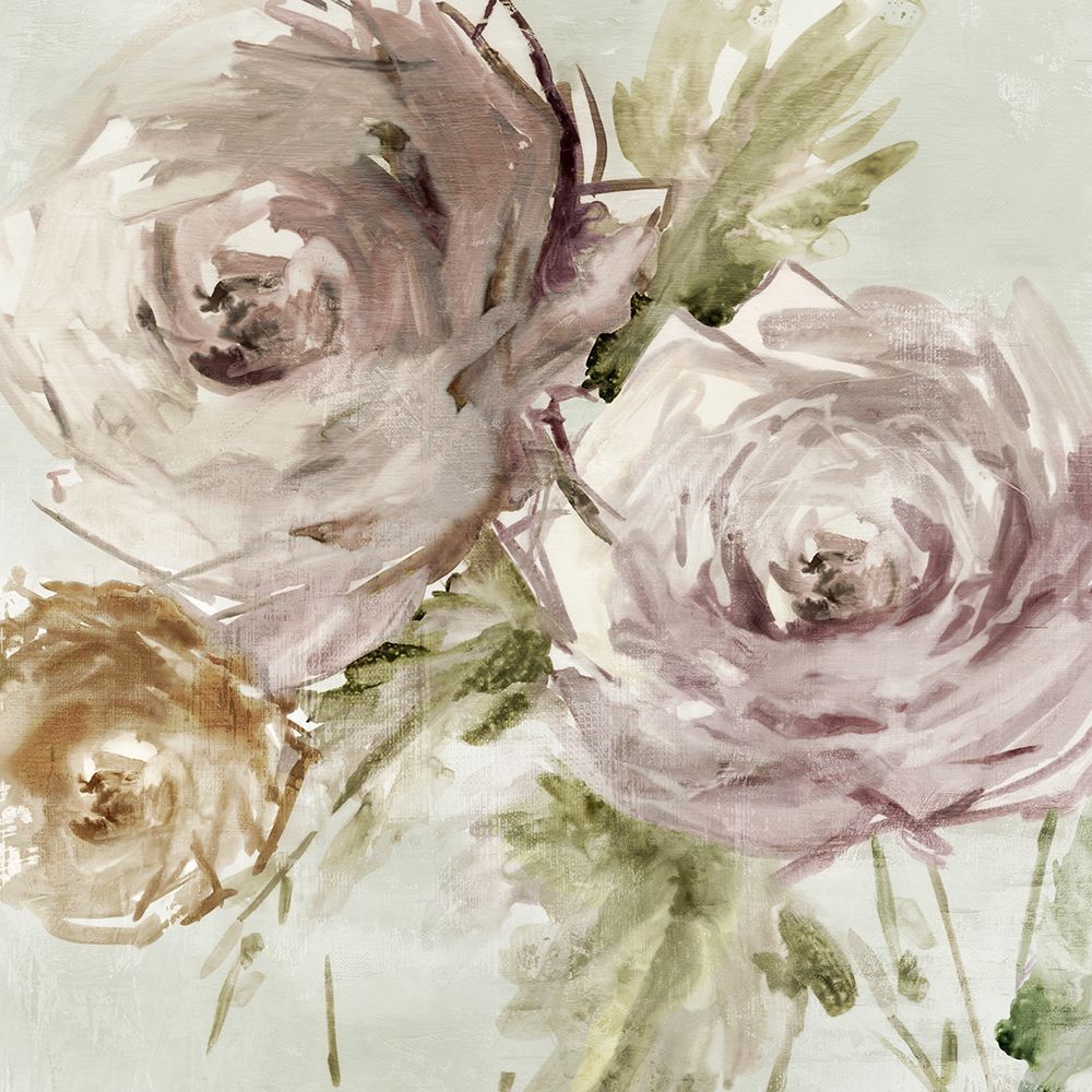Muted Blossoms in Gentle Brushstrokes art print by Alex Black for $57.95 CAD