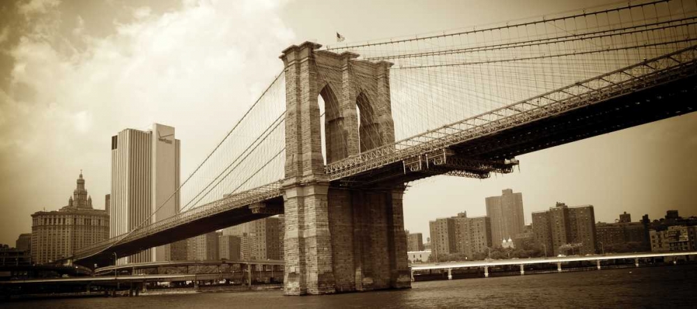 Brooklyn Bridge I art print by Bill Gannos for $57.95 CAD