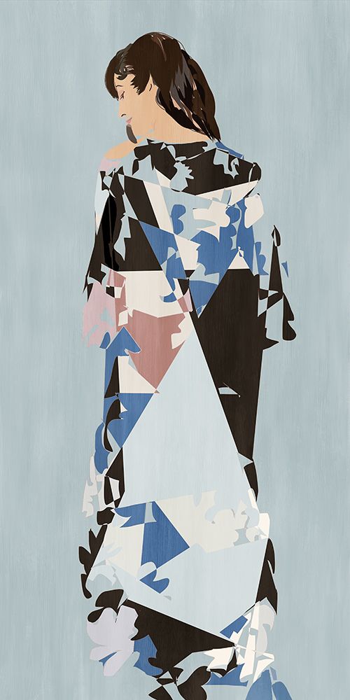 Blue Kimono II art print by Casa Cartissi for $57.95 CAD