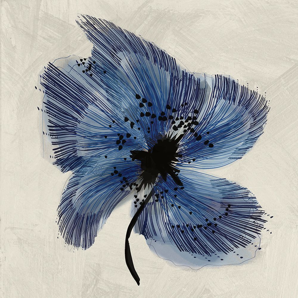 Blue Petals I art print by Casa Cartissi for $57.95 CAD
