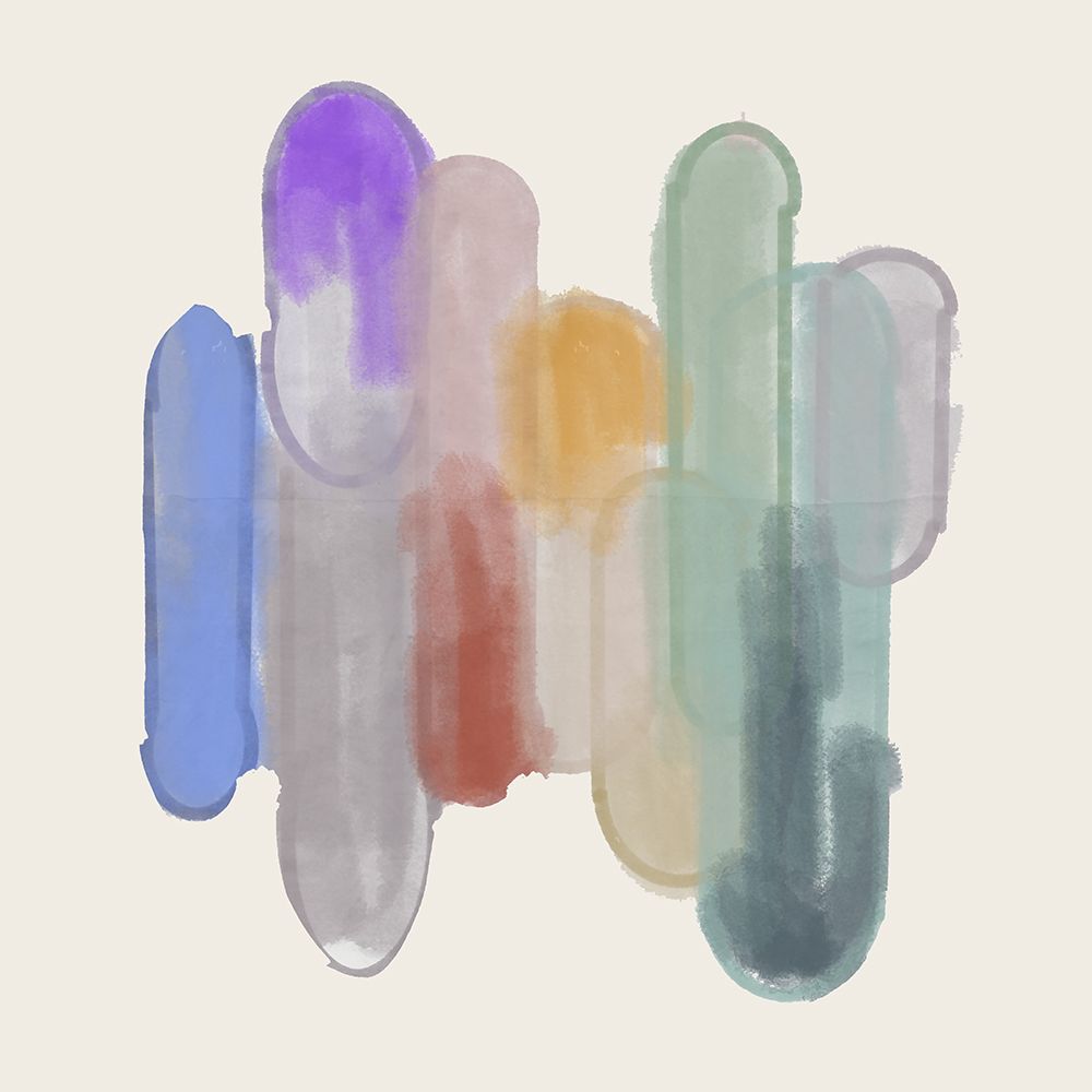 Colourful Spectrum I art print by Casa Cartissi for $57.95 CAD