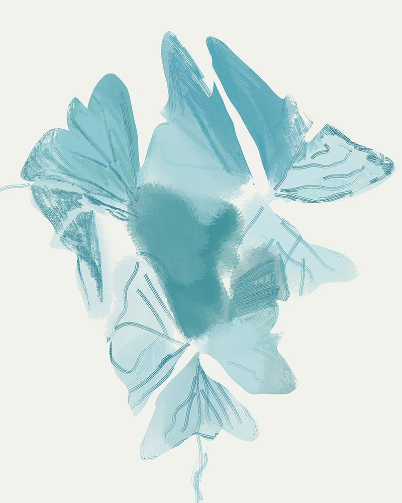Blue Floral Duo II art print by Casa Cartissi for $57.95 CAD