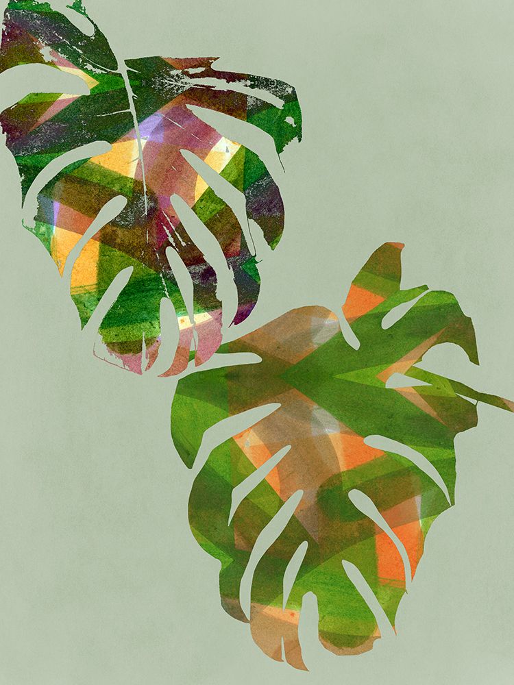 Tropical Monstera II art print by Project C for $57.95 CAD