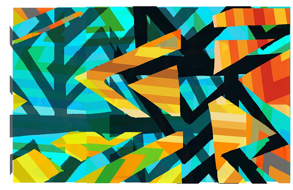 Stripes of Ribbon I art print by Casa Cartissi for $57.95 CAD