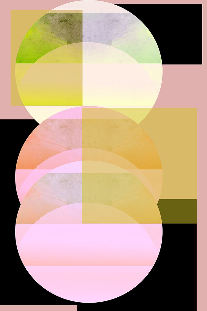 Pink Crescent Moon I art print by Casa Cartissi for $57.95 CAD