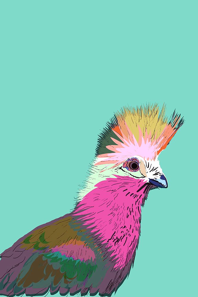 Punk Bird III art print by Casa Cartissi for $57.95 CAD