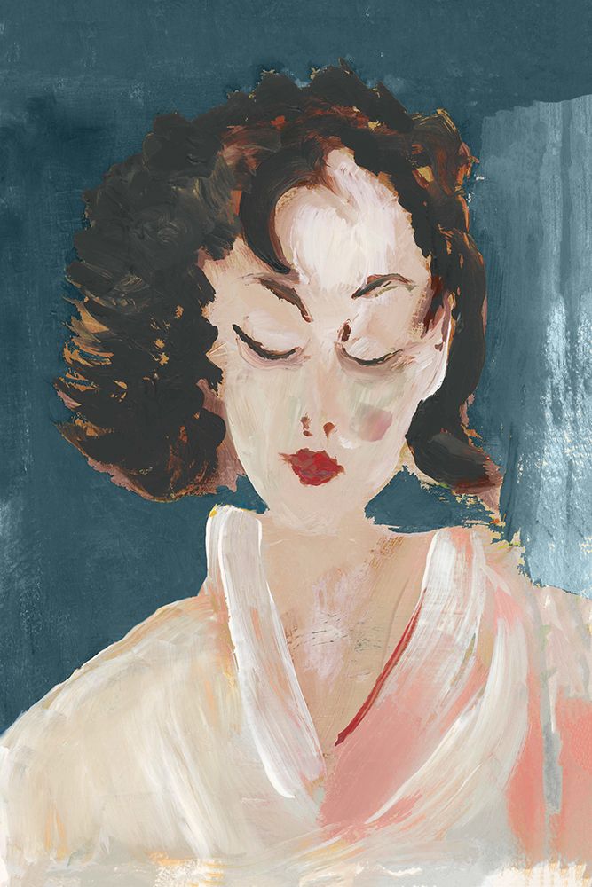 Vintage Female Portrait II art print by Casa Cartissi for $57.95 CAD