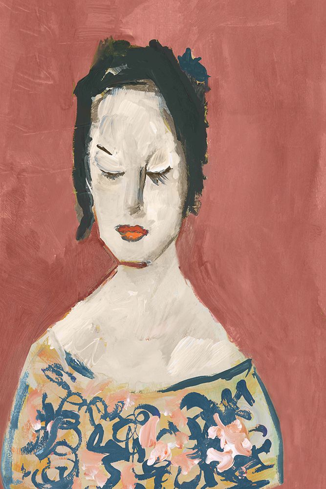 Vintage Female Portrait III art print by Casa Cartissi for $57.95 CAD