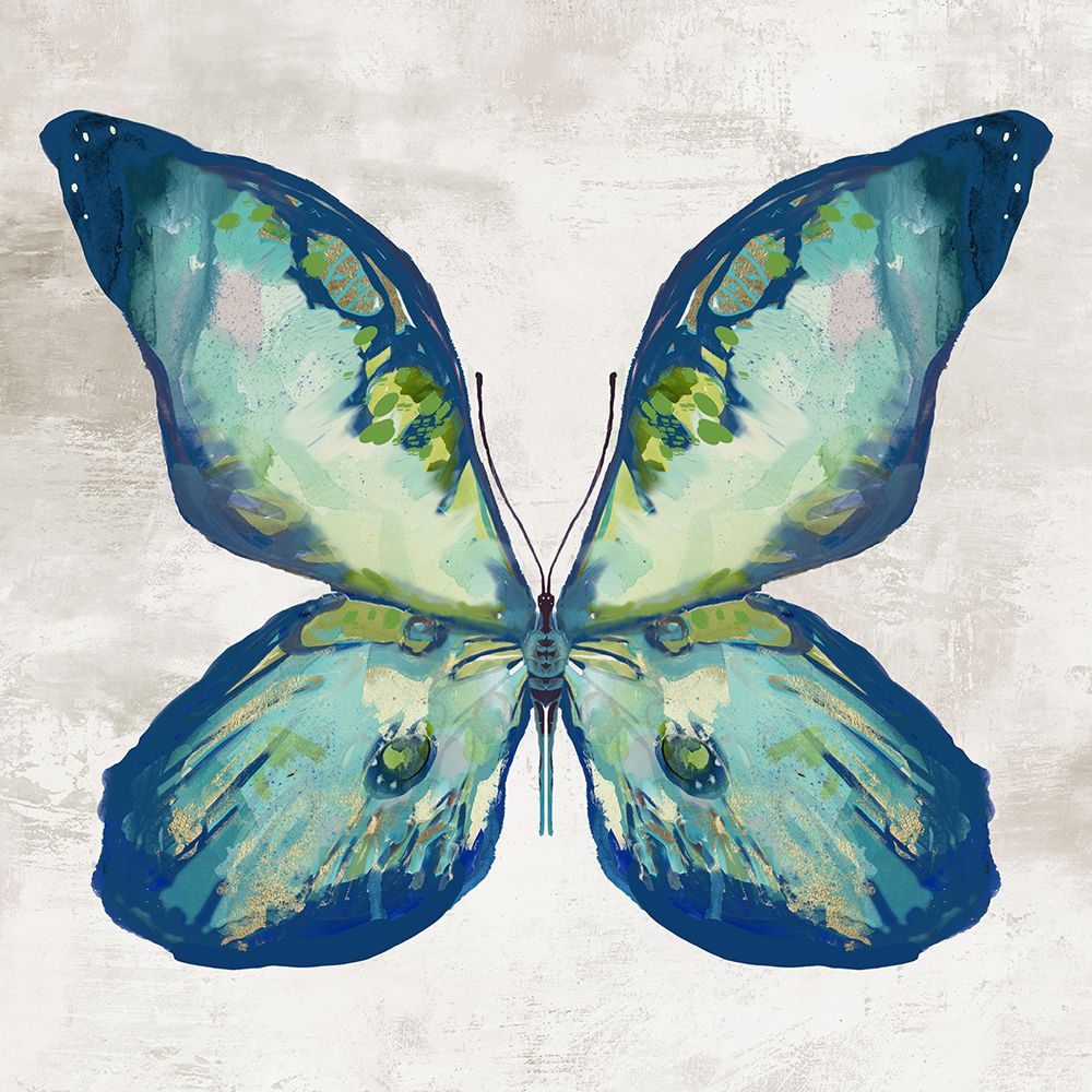 Blue Flutter II art print by Jacob Q for $57.95 CAD