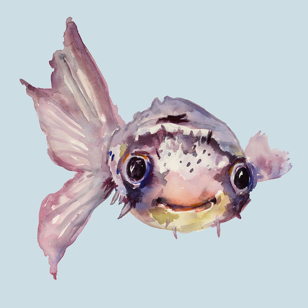 Blowfish art print by Jacob Q for $57.95 CAD