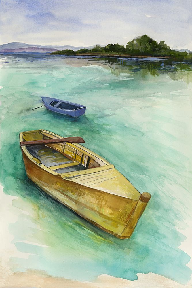 Clear Water Canoe art print by Jacob Q for $57.95 CAD