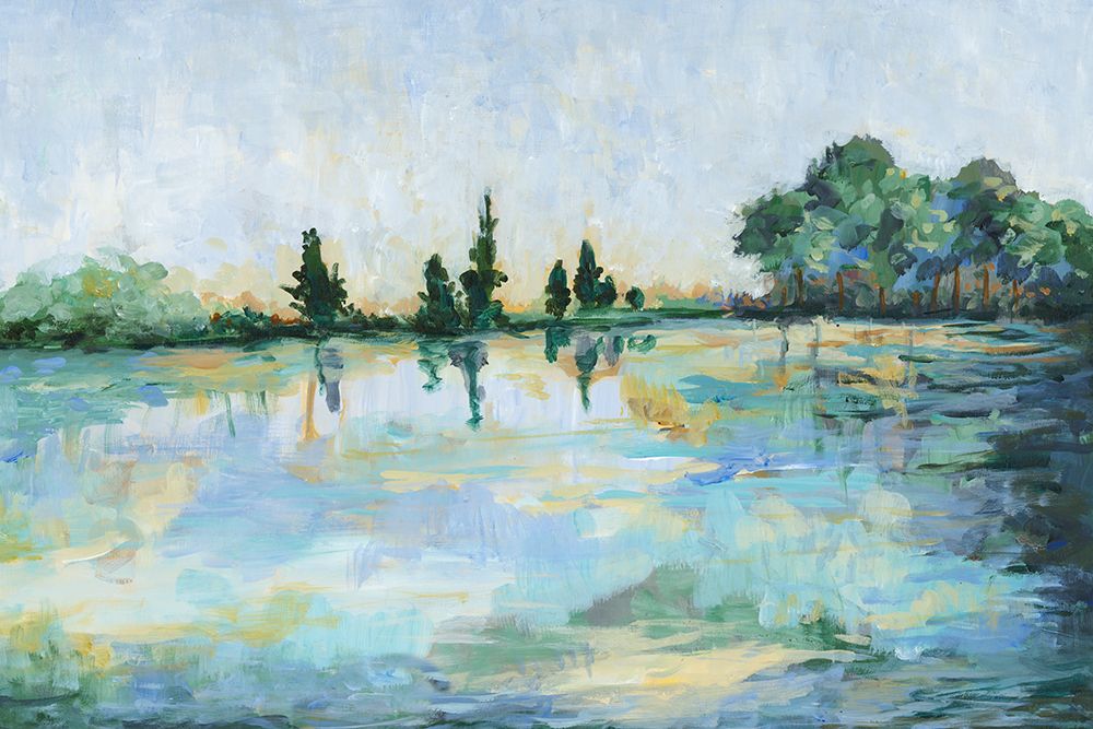 The Blue Pond art print by Jacob Q for $57.95 CAD