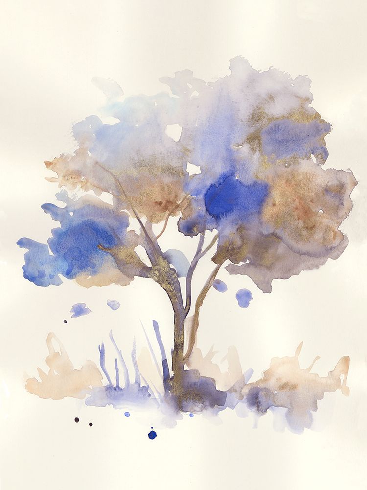 Blue Tranquil Serenity I art print by Jacob Q for $57.95 CAD