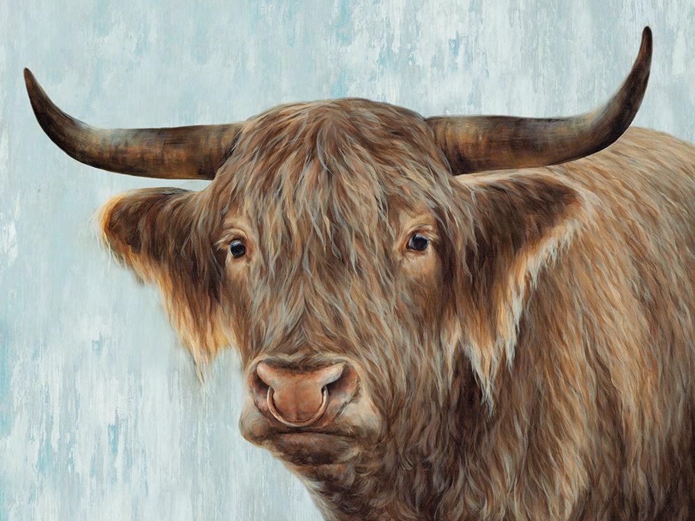 Bull art print by Dina Perejogina for $57.95 CAD