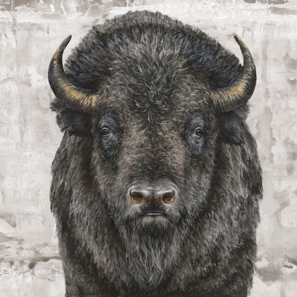 Bison Presence  art print by Dina Perejogina for $57.95 CAD