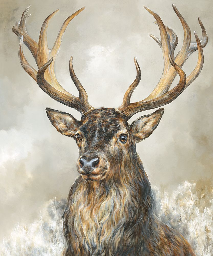 Deer Hart  art print by Dina Perejogina for $57.95 CAD