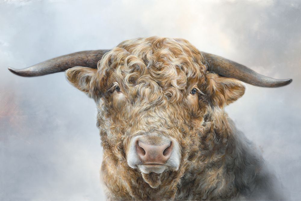 Mighty Bull art print by Dina Perejogina for $57.95 CAD