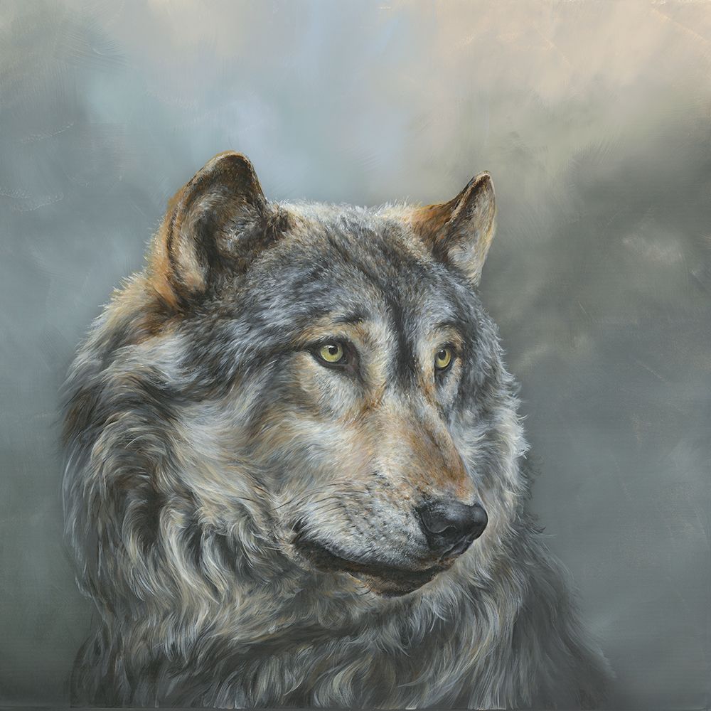 Wistful Wolf art print by Dina Perejogina for $57.95 CAD