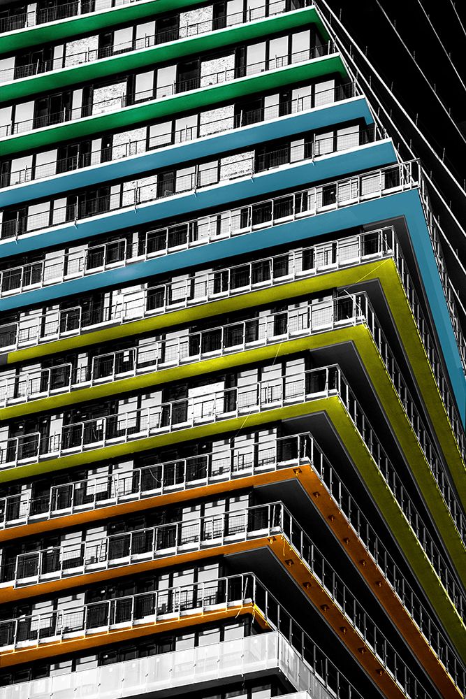 Rsinbow Bulding Story  art print by Peter Dulis for $57.95 CAD